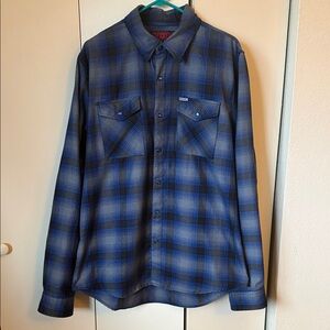 DIXXON Blue Plaid Men's Shirt